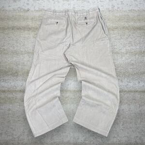 Vintage 90s Tommy Hilfiger Corduroy Pants 38x30 Baggy Wide Leg Fit Light Tan
